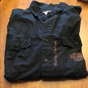 Harley Davidson button up